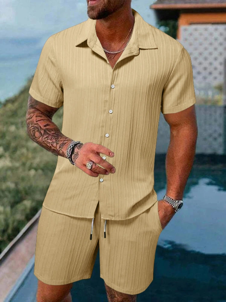 2024 European American Summer Men's Shirt